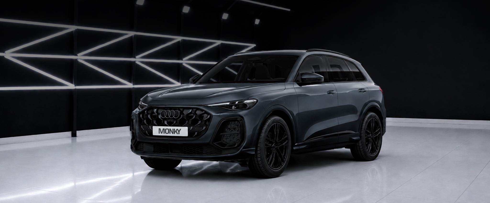 Audi Q5 con aros, molduras y detalles en negro: Black Edition